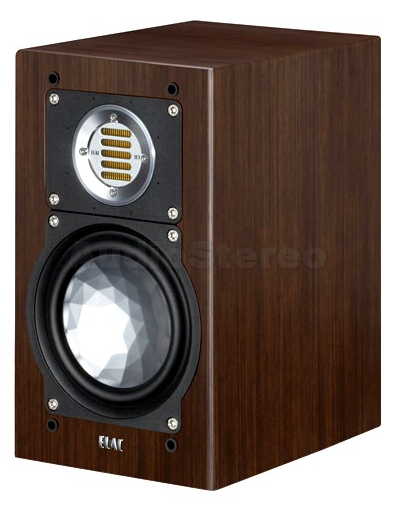 ELAC BS 243 mocha veneer finish